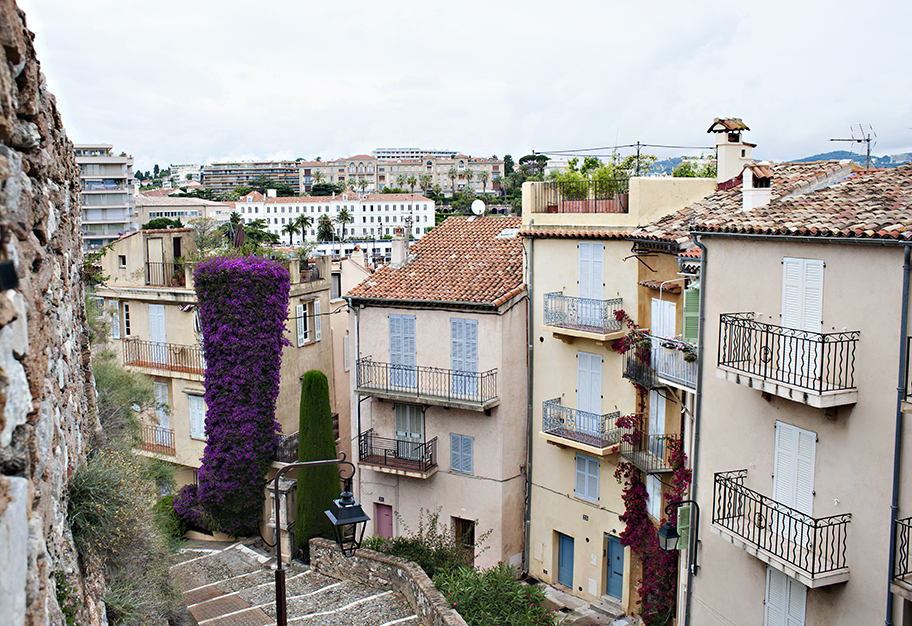 Birds Eye view Cannes France